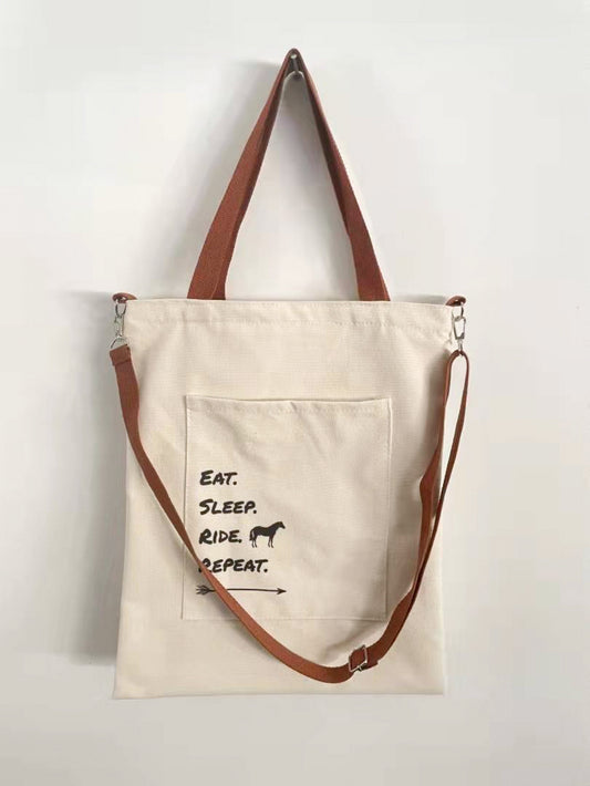 Eat. Sleep. Ride. Repeat. Tote