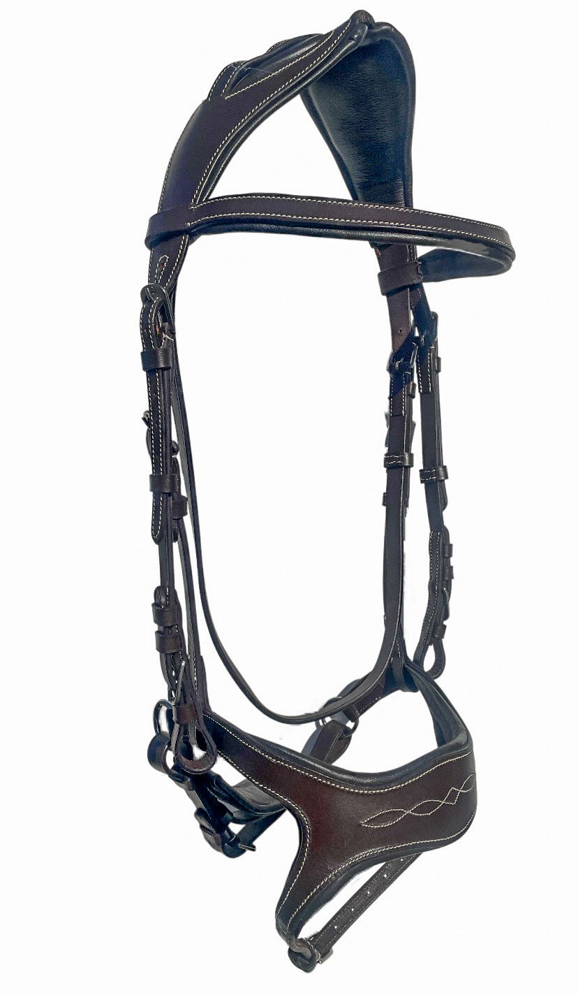 The Casquino Snaffle Bridle